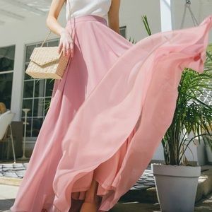 Morning Lavender Ameli Full Maxi Skirt